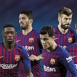 FCバルセロナの人気壁紙画像 2018/2019メッシ、クウティーノ、ピケ、デベレ、スーツ