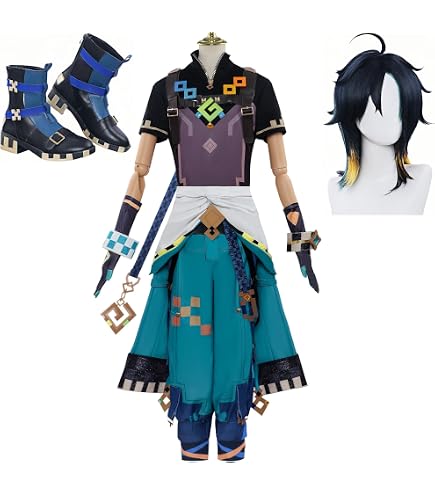 Amazon.co.jp: 原神 シトラリ コスプレ衣装 フルセット 靴+ウィッグ