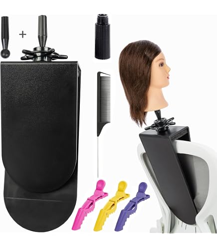 Amazon.co.jp: FUTAI 35インチ マルチカラー ヘアマネキンヘッド