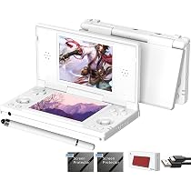 RG DS ホワイト デュアルスクリーン 箱付き Amazon | Anbernic RG DS 折畳り式ハンドヘルドゲームコンソールRK3568