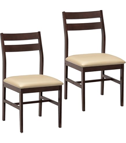 Amazon｜2脚セット チェアー モケット ボタン締め スタッズ 猫脚