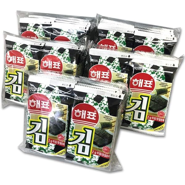 Amazon.co.jp: Argo 韓国のり お買得おまとめパック 8切8枚×12