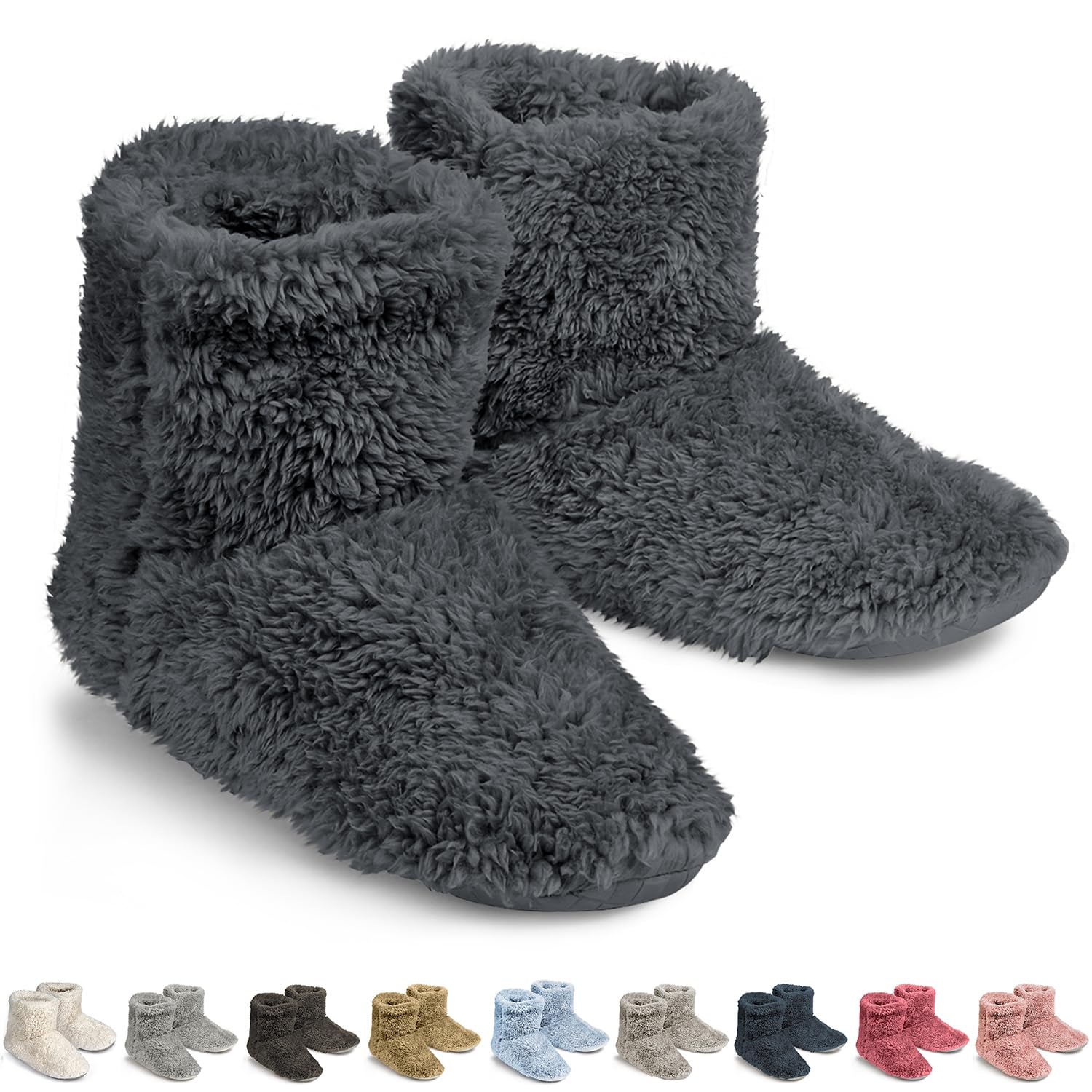 【70%OFF】【999円】 Rilobi 男女兼用 防寒 洗える モコモコスリッパ ルームシューズ