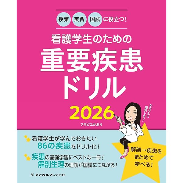 授業・実習・国試に役立つ!看護学生のための重要疾患ドリル2024