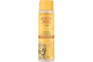 Burt's Bees for Dogs Natural Oatmeal Conditioner with Colloidal Oat Flour and Honey | Puppy and Dog Shampoo, 10 Ounces