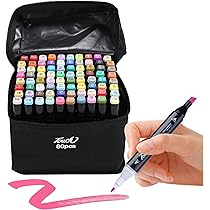 OLEEP アルコールアートマーカーペン 筆・太字 72色 マンガ コピック 新着キッチン・日用品・その他 - OLEEP アルコールアート