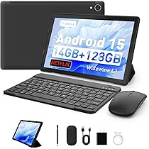 新品未使用Android 15 タブレット　本体　10インチ Amazon.co.jp: 【Android 15 タブレット セット登場 wi-fiモデル