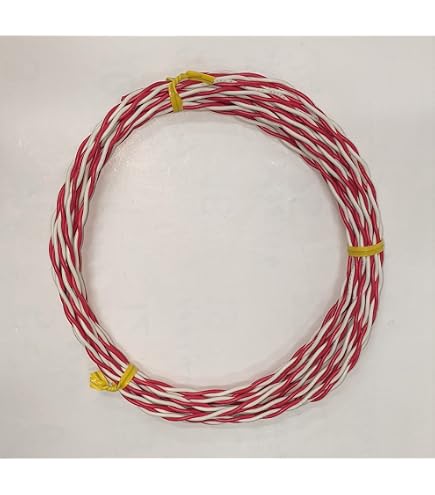 Amazon.co.jp: ツイスト撚り線 AWG24 UL1007使用 赤/黒 5m巻 : 家電