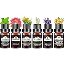 Poven 天然アロマオイル6種セット10ml×6本