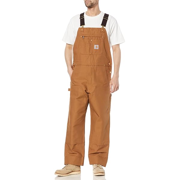 Carhartt ブラウンオーバーオール 36✖️36 made in USA CARHARTT KIDS カーハートキッズ ブラウンダックオーバーオール