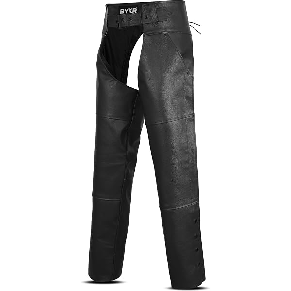 Amazon.co.jp: HWK オートバイ レザー チャップス パンツ バイカー