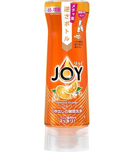 Amazon.co.jp: ジョイ W除菌 食器用洗剤 逆さボトル オレンジ 本体