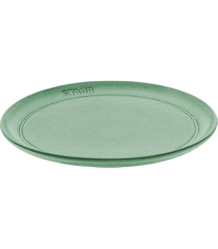 Amazon.co.jp: staub ストウブ 「 プレート 15cm セージグリーン 」皿