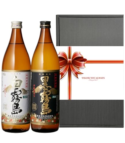Amazon.co.jp: セット 芋焼酎 三岳&赤霧島 900ml 2本 セット(各1本