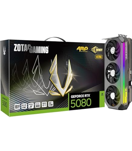 グラフィックボード・グラボ・ビデオカード ZOTAC GAMING GeForce RTX 5080 16GB Amazon.com: ZOTAC Gaming GeForce RTX 5080 Solid OC DLSS 4 16GB