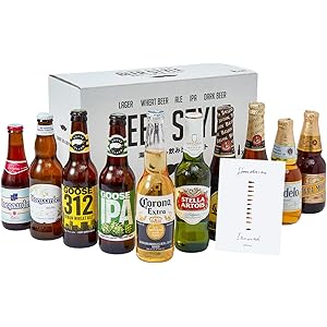 【父の日ギフト】輸入ビールスタイル別飲み比べ10本パック [ アメリカ 3345ml ] [ギフトBox入り]