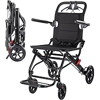 ♿️ 美品 人気の現行モデル超軽量 介助式 車椅子 (ノーパンクタイヤ) ♿️人気の現行モデル超軽量コンパクト 介助式 車椅子