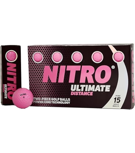 Amazon.co.jp: Nitro (ニトロ) グリセリン ゴルフボール 15個パック