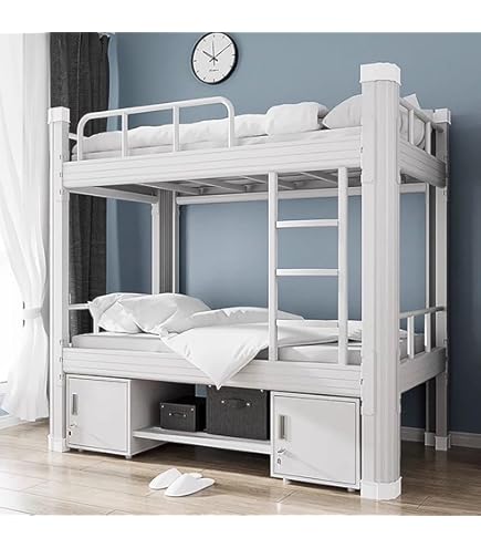 Amazon｜Mitsoly二段ベッド 2段ベッド 分割可能 パイプベッド ロフト