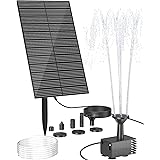 NFESOLAR ソーラー噴水ポンプ ソーラーポンプ 池ポンプ ウォーターポンプ 太陽光発電 昼間だけ噴水 酸素供給 水循環 2way取り付け ア タッチメント付 ガーデン 屋外 プール バードバス 庭の装飾用 ビオトープ (ダイレクトドライブ)