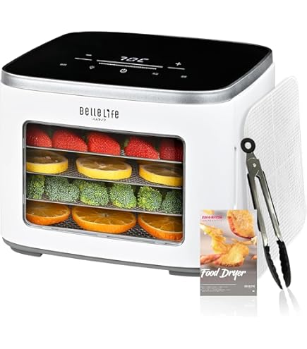 Amazon.co.jp: フードドライヤー Bellelife 食品乾燥機 野菜乾燥機ド
