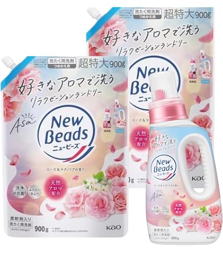 Amazon | ニュービーズ 液体 洗濯洗剤 Asa ローズ＆マグノリア