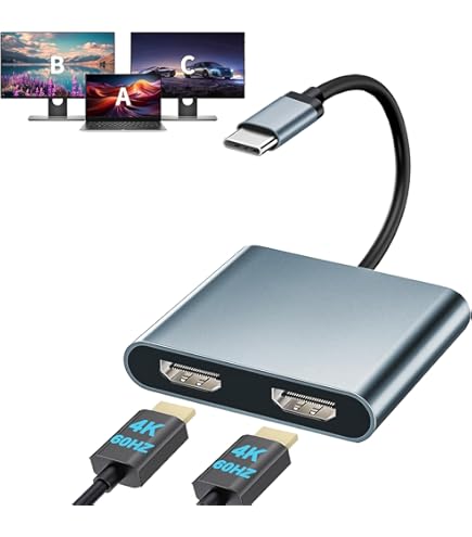 Amazon | ラトックシステム USB3.0/2.0デュアルヘッド・ディスプレイ