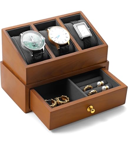 Amazon.co.jp: Contact's family 腕時計ロール 6 本用 六角型レトロ