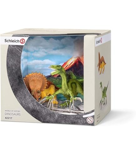Amazon.co.jp: Schleich シュライヒ 恐竜 羽毛恐竜セット 42347 : おもちゃ