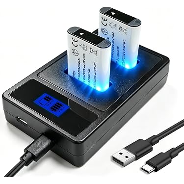 カメラ　バッテリーセット ✖︎2 Amazon.co.jp 最新リリース: カメラ・ビデオカメラ用バッテリー＆充電