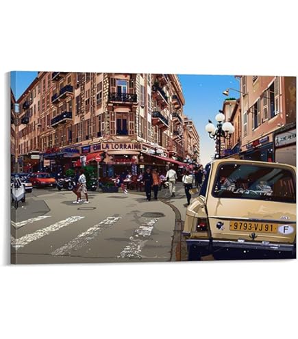 Amazon.co.jp: 鈴木英人◇【コートダジュールの小高い丘】◇アート