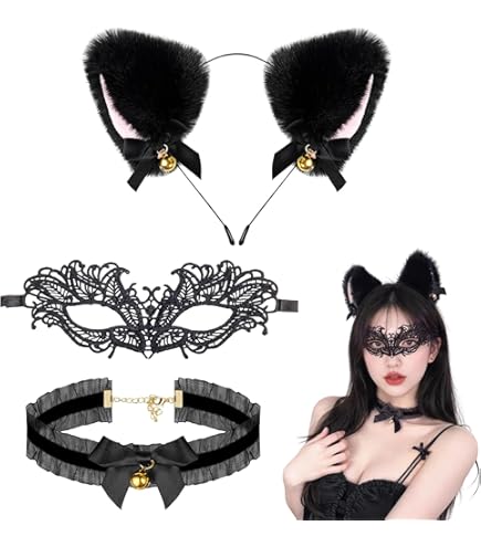 猫耳付き黒コスチューム キッズ ミミシャノワール キャット 黒猫 ネコ ねこ 猫耳