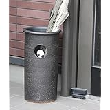 信楽焼 小窓まねき猫 傘立て【kt-0243】陶器 焼き物 かさたて 傘立 陶器 おしゃれ オシャレ 和風 洋風 ギフト プレゼント