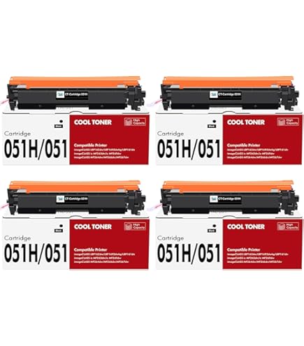 Amazon.co.jp: 大容量051Hブラックトナーカートリッジ (2個パック