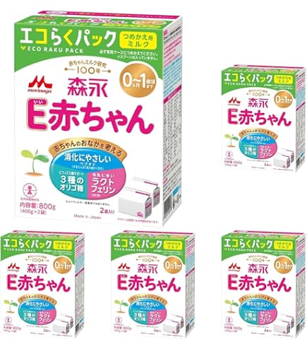 Amazon | 【セット買い】森永 E赤ちゃん エコらくパック つめかえ用