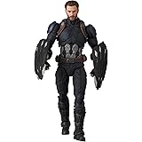 メディコム・トイ MAFEX マフェックス No.122 CAPTAIN AMERICA INFINITY WAR Ver. 全高約160mm 塗装済み アクションフィギュア