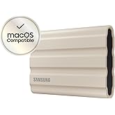 Samsung T7 Shield Portable SSD 1 TB - USB 3.2 Gen.2 External SSD Beige (MU-PE1T0K/EU)