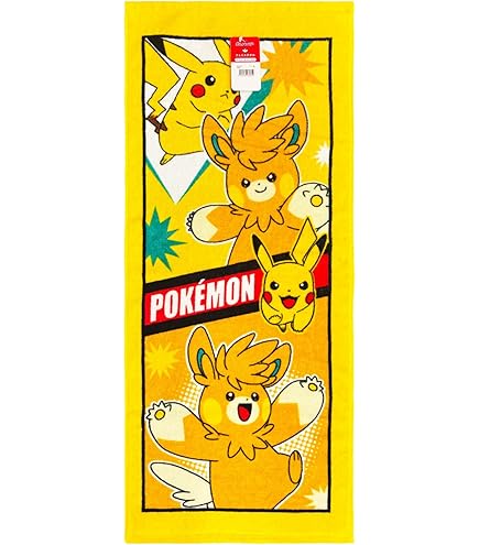 Amazon｜林(Hayashi) フェイスタオル ブルー 約34×80cm ポケモン M4833