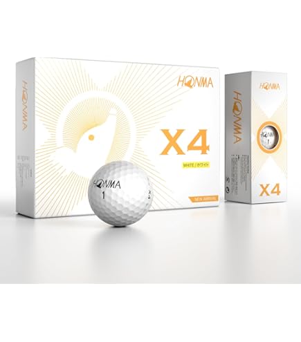 Amazon.co.jp: Honma プレミアムゴルフボール3個 TW-K1 専用ゴールド