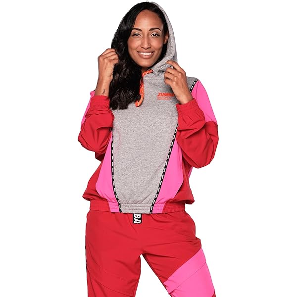 Amazon.co.jp: [ZUMBA WEAR] [ズンバウエア] パーカー フード付き