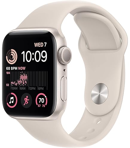 Apple Watch Series 7 (GPS, 41mm) Starlight Aluminum Case with
