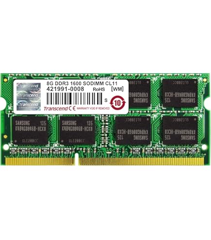 Amazon | Transcend ノートPC用メモリ PC3-12800 DDR3 1600 8GB