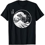 神奈川沖大波 北斎日本美術 Tシャツ