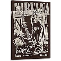 Amazon.co.jp: NIRVANA ポスター カート・コバーン ポスター