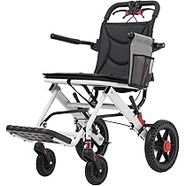 Amazon | 車椅子 介助型 折りたたみ式 自立型 アルミ製 軽量 収納