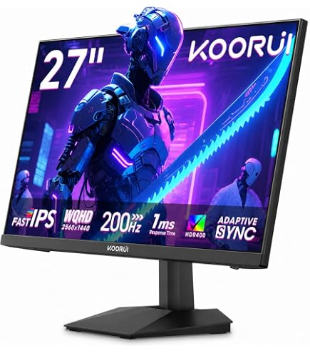 Amazon.co.jp: KOORUI ゲーミングモニター 24.5インチ 240Hz フルHD