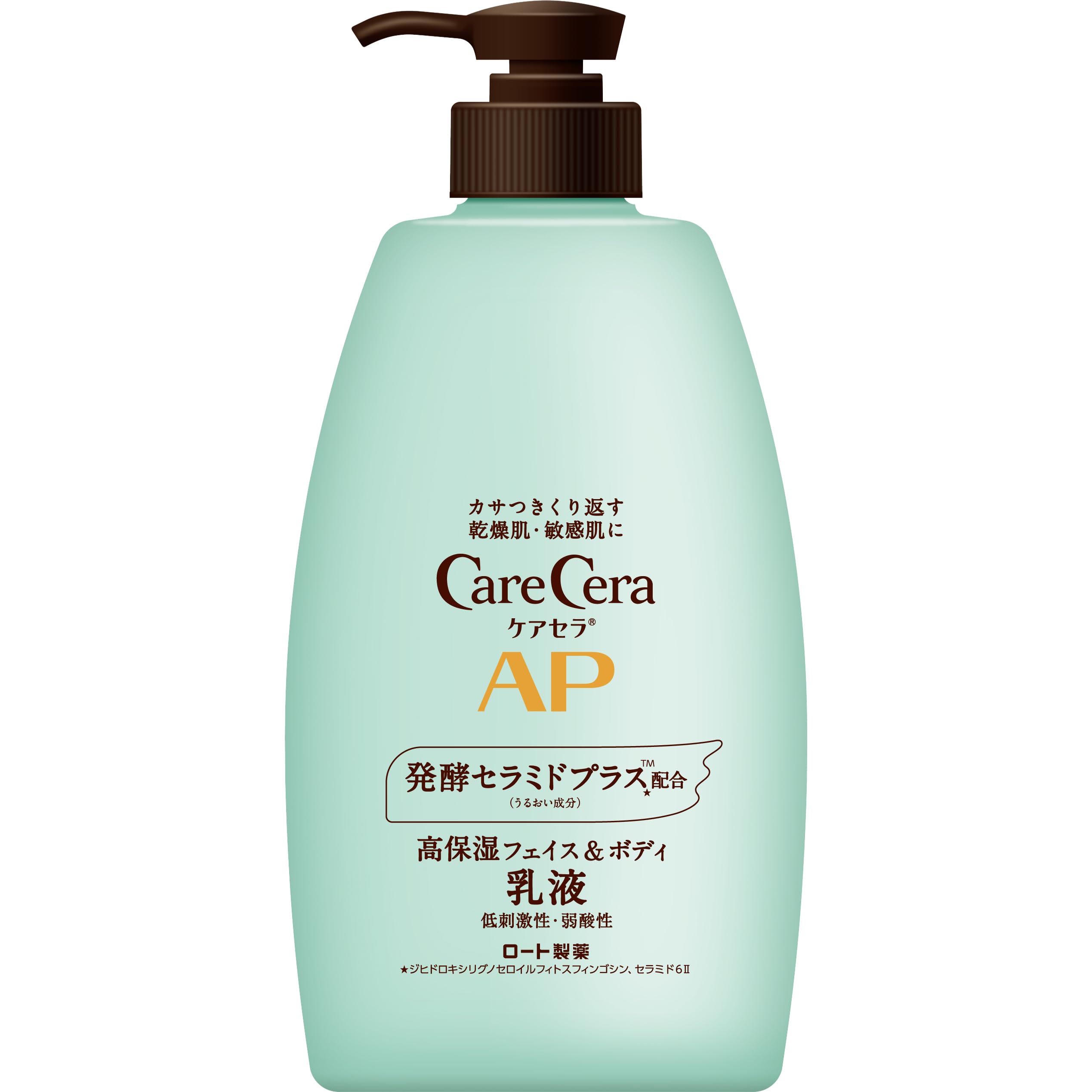 ケアセラ(CareCera) APフェイス&ボディ乳液 大容量本体 400ml (セラミドプラス×7種の天然型セラミド配合) | 高保湿乳液、セラミド乳液、セラミドケア、乾燥肌、敏感肌ケア、高保湿、肌バリア