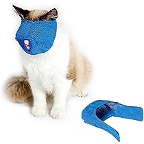 Amazon | Doyime 猫用マスク ペット口輪 猫用 爪切り 耳掃除