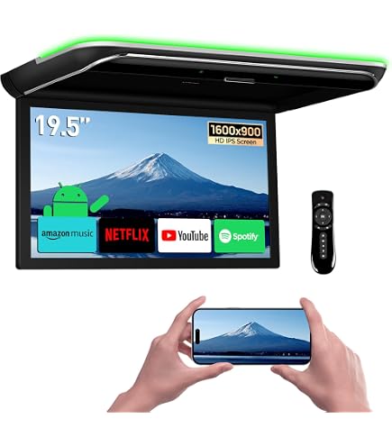 Amazon.co.jp: XTRONS フリップダウンモニター 17.3インチ Android