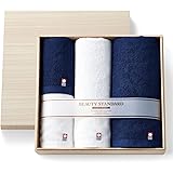 [Dolce duo] 今治タオル ギフト (木箱入り4枚セット) 日本製 綿100％ ミニバスタオル フェイスタオル ウォッシュタオル AM-1515